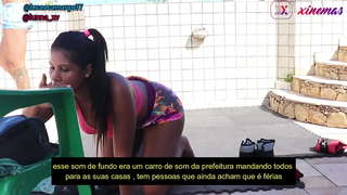 Keq gruaja e plotë të brirë pas trajnimit sat shijshëm në talentuar të marrë qumësht në pidhi