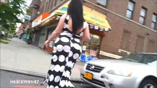 Gumagapang Up sa Likod ng mga ITO Puerto Rican MILF MALALAKING MEGA malaking PWET