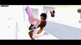 Imvu ҷинсӣ бо дигар изменяющей духтар