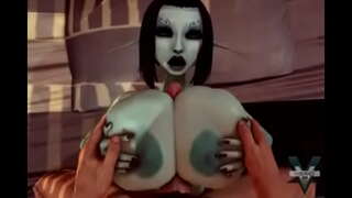 Titty fuck Soria र Cum in Her Mouth