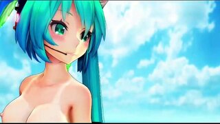 Miku Append Sexy Mandihy Miboridana MMD