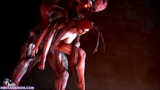 ���ेक्सी लड़कियों राक्षसों द्वारा 7