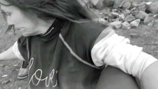 CRNI KURAC SPERMU DROLJA: ASHTON LJUBAV GUTAJU BBC SPERMU dva puta u JAVNOSTI